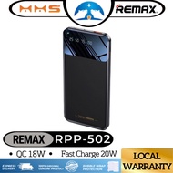 REMAX Powerbank RPP-502 20w Powerbank 10000mah Powerbank Slim Powerbank Nipis Portable Powerbank 2 I