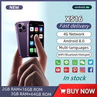 2024ใหม่ SOYES XS16 Quad Core Mini 4Gสมาร์ทโฟน3.0นิ้วหน้าจอIPS 3GB RAM 64GB ROM 2000Mah WIFIบลูทูธDu