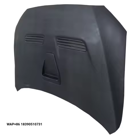 For Lancer Evolution EVO 10 X Evo X OEM Carbon Fiber Matt Hood Bonnet Full