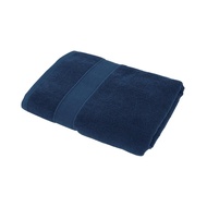 HOME LIVING STYLE LOGAN TOWEL 30X60 Inches Navy Blue And Robe 30X60