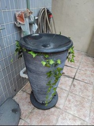 戶外洗手盆連印度黑麻石腳墊