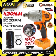 【NEW】QUASA LCB-CW20B 20V 430NM Cordless Impact Wrench 2400RPM 3000IPM (SOLO / SET)