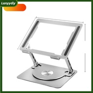 lA Laptop Stand Ergonomic Laptops Desk Elevator Aluminum Alloy Cooling Holder Folding Laptop Mount Rotated Riser