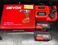 DEVON 大有20V,型號5283電池衝擊鑽