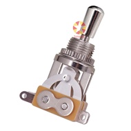 3 Way Short Straight Guitar Toggle Switch Pickup Selector with Brass Hat Compatible with Gibson Les 
