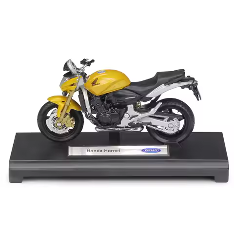 Welly 1:18 Honda Hornet Die Cast Vehicles Collectible Hobbies Motorcycle Model Toys