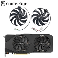 87MM T129215SU Video Card Cooling Fan For ASUS RTX 2060 Super 2070 2080 2080super DUAL EVO Advanced 