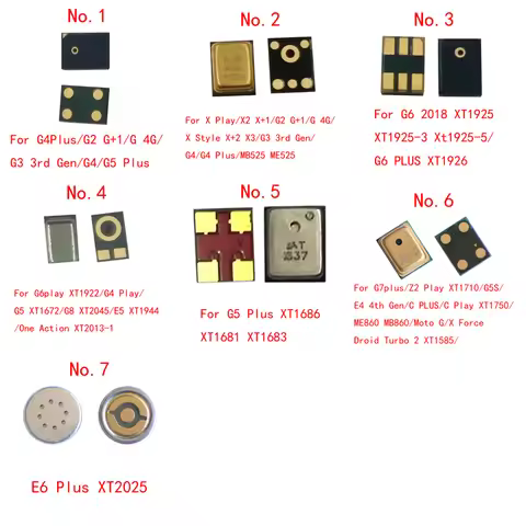 10PCS Inner Microphone Mic Speaker For Motorola Moto G8 G7 G6 G5S G5 G4 G2 G Plus E4 E5 E6 C X Z3 Z2