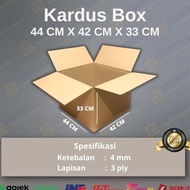 kardus karton box polos jumbo besar ukuran 44x42x33 cm