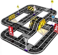 Magnetic Tiles Road Set Magnetic Blocks Building Toys for 3+ Year Old Boys Girls Magnet Construction