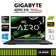 Gigabyte Aero X16 1TH93SG894AH - AMD Ryzen Al 7 350 - Geforce RTX 5050 - 16GB RAM - 1TB SSD (2Yrs Gi