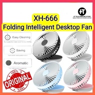 XH-666 Folding Intelligent Desktop Fan USB Kipas Mini i Fan (6 inch) Small Fan