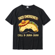 Cheap T-Shirts Emergency Call Taco 9 Juan Huawan Mexico Food Lovers Funny Tshirts Camisas Tops &Tees