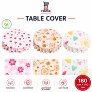 Disposable Waterproof Table Cover table | Plastic Table Cloth Cover Table Cloth | Thicken 180cm X 18