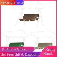 Yekastore Courtyard Swing Hammock 3‑Seat Cushion Cover Waterproof Polyester Home Use