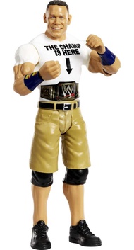 WWE John Cena Basic Action Figure, Posable 6-inch Collectible for Ages 6 Years Old & Up