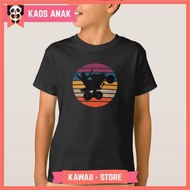 ATV Present Kids T-Shirt - Quad Bike Gift - Retro Sun