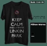 Kaos Rock Band linkin park / Band Metal Linkin park -04
