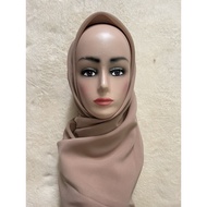 TUDUNG BAWAL CHIFFON VOILE BIDANG 55
