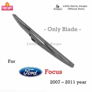 Kuapo ที่ปัดน้ำฝนด้านหลัง ฟอร์ด โฟกัส Ford Focus 2007 ถึง 2011 ปี (ชุด/ก้าน/ยางใบมีด/ฝาครอบน็อต) ปัดน้ำฝน กระจก หลัง ฟอร์ดโฟกัส