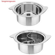 LANGMENGXUAN Cooking Boiling Pot, Stainless Steel Multi Purpose Stock Pot with Lid, Pan Cookware wit