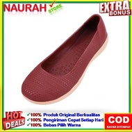 Sepatu Flatshoes Wanita Yumeida LD 9098 Slip On Sepatu Sandal Wanita PVC Karet Jelly Empuk Nyaman