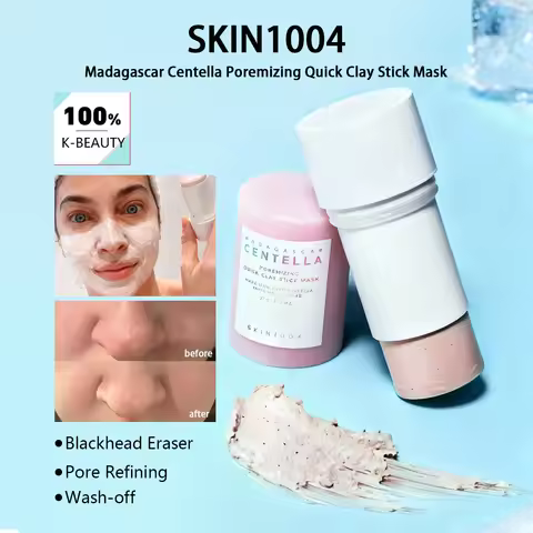 SKIN1004 Madagascar Centella Poremizing Quick Clay Stick Mask,Oil Control&Purifying,Deep Pore Cleans
