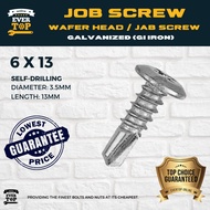 Job Screw Wafer Head Jab Screw Galvanized (GI) Self Drilling 100pcs per Order