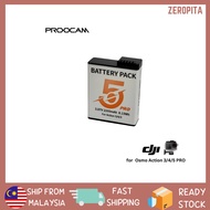 PROOCAM DJI OSMO Action 5 PRO camera Battery