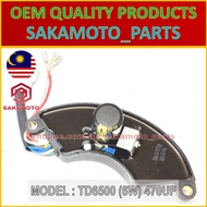 Generator AVR 6 wire  6500 8500 5kva 6kva 7.5kva #470uf