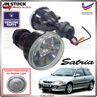 [ORIGINAL] 1PCS Proton Satria GTI Wira SE Clear Crystal Flower Spot Light Spotlight Fog Lamp Cover B