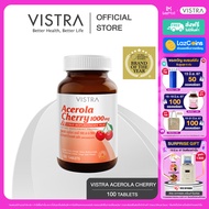 [100 เม็ด  ]  VISTRA Acerola Cherry 1000 mg &amp; Citrus Bioflavonoids Plus ( 100 Tabs ) - วิสทร้า อะเซโรลาเชอรี่ 1000 มก. &amp; ซิตรัส ไบโอฟลาโวนอยด์ พลัส (100 เม็ด)