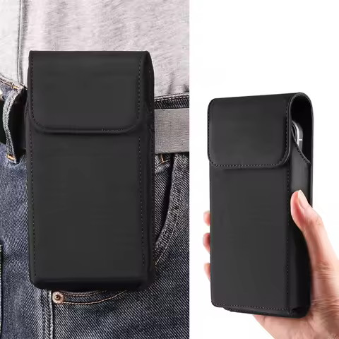 Waterproof Magnetic Flip Phone Case Pouch For T-Mobile REVVL 8 7 6x 6 Pro 4 V Plus 5G Waist Bag Belt