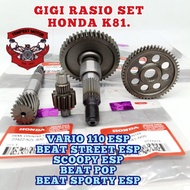 GER RASIO BEAT STREET ESP GIGI RASIO BEAT POP GEAR RASIO HONDA SCOOPY ESP GIGI RASIO VARIO 110 ESP