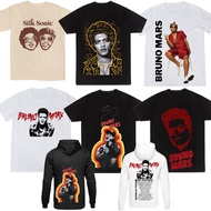 Bruno Mars Concert Merch Cotton Tshirt with Rubberized Print