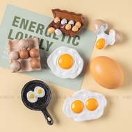 Creative Cute Egg Refrigerator Sticker and Magnet Sticker Synthetic Resin Magnetic Stickers Magnetic Sticker Suction Sticker Refrigerator Door Decoration