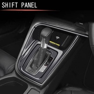 Car Carbon Fiber Central Gear Panel Control Panel Decal Interior Modification for Honda HRV HR-V Vezel 2022 2023 RHD