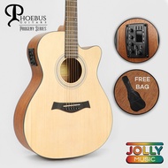 Phoebus Progeny PG-10ce OM Acoustic-Electric Guitar w/ Gig Bag