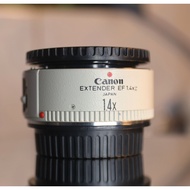 Canon extender 1.4x I (9.3% beautiful glass - works perfectly)