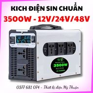 Bộ Kich Điện Inverter 3500W Sin Chuẩn 12V/24V/48V Sang 220V