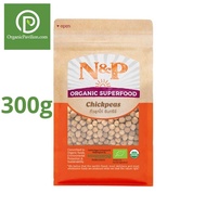 Natural &amp; Premium N&amp;P Organic ถั่วลูกไก่ ออร์แกนิค Chickpeas Organic  Chick Peas (300g)