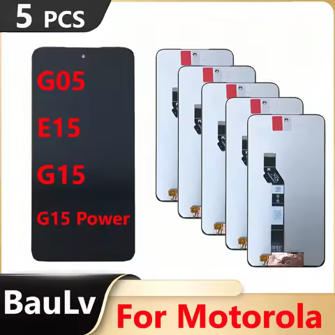 Wholesale 5 Pieces/Lot For Motorola G05 E15 LCD Display Touch Screen G15 Digitizer Assembly Replacem