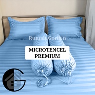 40cm Height Microtencel Hotel Bed Sheet Thick Material Double Rubber Corner Tencel Bedsheet