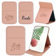 Mini Makeup Mirror Portable Vanity Mirror Cosmetic Vanity Pocket Mirror Hot sale Bride Design