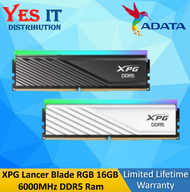 ADATA XPG Lancer Blade RGB DDR5 16GB (16GB x 1) (8GB x 2)  6000Mhz / 32GB (16GB x 2) 5600Mhz Memory 