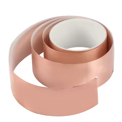 Copper Foil Tape EMI Shielding Electric Guitar Slug Snail Barrier Transformer for Soldering Purposes