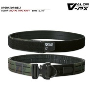 VALOR PX - Operator Belt เข็มขัดยุทธวิธี 2 ชั้น เข็มขัดผู้ชาย ทหาร ตำรวจ พร้อมหัว Cobra + D-Ring