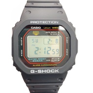 CASIO mens watches quartz wrist watch Digital rubber BLK DW-5000R Direct from Japan Secondhand