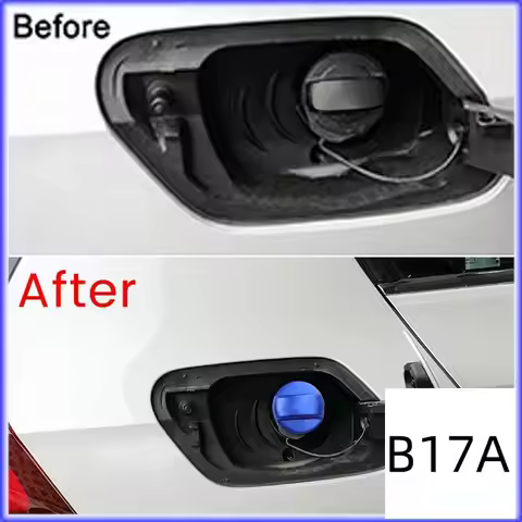 BT-Car Aluminum Alloy Petro Diesel Fuel Tank Oil Filler Cover Trim For VW Golf 7 7.5 8 MK7 MK8 2015-