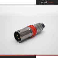 Jack Jek Canon XLR Male 3P Roman 3048A TAIWAN